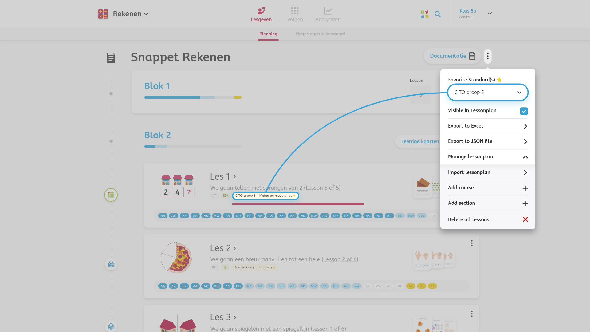 Which Standard Do You Want to See in Your Lesson Plan? – Snappet
